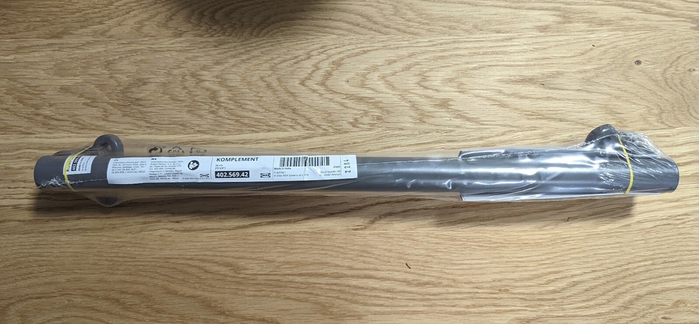 IKEA KOMPLEMENT Clothes Rail Dark Gray 19 5/8″ 402.569.42 NEW