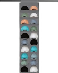 Tidy Zebra Hat Rack 20 Shelf Hanging Closet Organizer Cap Storage Display