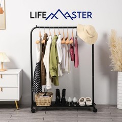 Alloy Steel Clothes Rack – Pack of 1 Versatile, Ample Storage Space, Simple A…