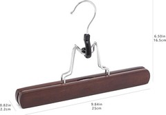 Wooden Pants Hangers Cherry 10 Pack…