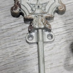 Boho Chabby Chic Home Decor Wall Hooks Set of 5 Metal Glass 8″