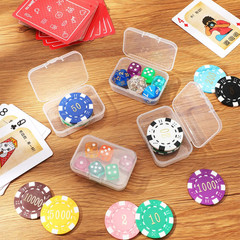 5Pcs/10Pcs PP Storage Box Mini Transparent Plastic Case Container Square Rectang