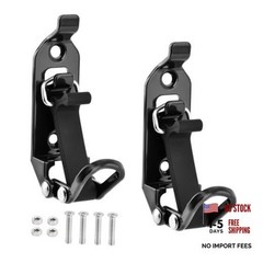 2Pcs Shovel Mount for Roof Rack, Heavy Duty Metal & Rubber Tool Holder, Black
