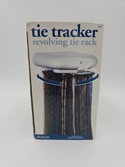 Perfect Solutions Tie Tracker Revolving Tie Rack Carousel Rotates Up To 30 Ties