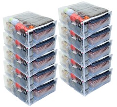 10-Pack X-Large (20″ x 23″ x 8″) 15.9 Gal Heavy Duty Vinyl Zippered Storage Bags