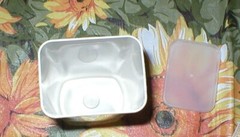 25 EMPTY PLASTIC CONTAINERS WITH LIDS 6-1/4″ X 2-1/2″ SOLD AS IS