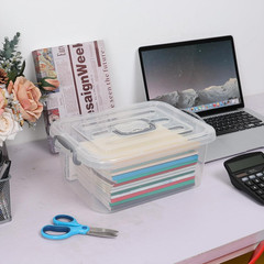 2-Pack 8Qt Clear Storage Bins with Lids | Stackable Organizing Boxes