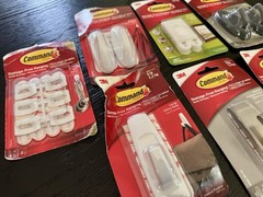 3M Command Damage Free Wall Hooks Mounting Hanging Adhesive Strips Variety Lot