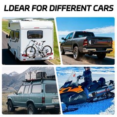 8Pcs Shovel Mount for Roof Rack – Shovel Holder Metal Rubber Clamp Mounting B…