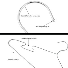5-50 Pcs of Stainless Steel Wire Coat Hangers Strong Heavy Duty Clothes Hangers