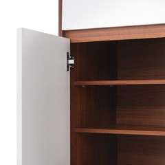 5-tiers 80*32*112cm Shoe Storage Cabinet With 2-drawers In The Entrance