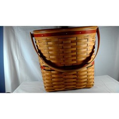 Longaberger 1998 Holiday Hostess Winter Wishes Basket Set