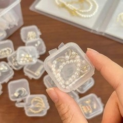 10pc Mini Storage Boxes Plastic Containers for Jewelry Coins Beads Organizer