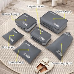 Packing Cubes for Travel Luggage Organizer Bags Set of 6 Packing Cubes for