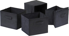 Omaha Set of 4 Stackable Storage Baskets for Home Organization