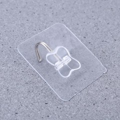 Suction Hooks Transparent Strong Suction 6 x 2.36 x 0.39in 5Pcs