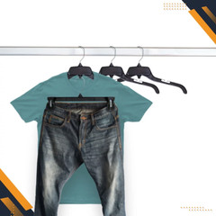 Recycled Black Heavy Duty Plastic Pants & Skirt Bottom Hangers W