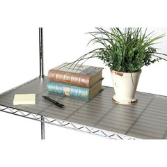NEW 6-pk Gray Fitted Flex SHELF LINERS for 48″ x 18 in. Rack Wire Shelves 48×18