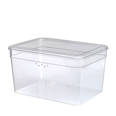 Clear Glossy Plastic Extra Tall Stackable Shoe Box Organizer with Lid for