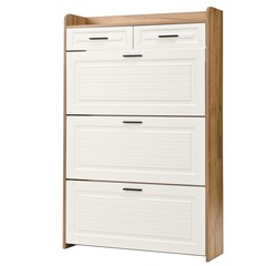 Shoe Cabinet with 3 Hidden Flip Drawers & 2 Storage drawer