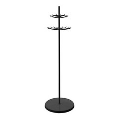 Floor Standing Belt Display Rack 66in Metal Retail Tie Rack Hanger Organizer