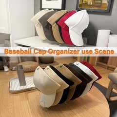 Hat Stand Organizer for Baseball Caps, Acrylic Hat Holder & Rack, 2PCS Clear