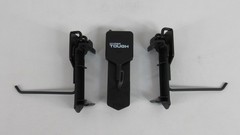Hyper Tough Straight Hooks 3 Pack Tool Organizing Compatible Snap Panel Pegboard