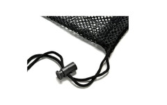 Mesh Drawstring Bags (5 BAGS) Camping, Collectibles, black Nylon Mesh 8″X14″ bag