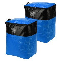 2Pcs Extra Large Moving Bags, 20 x 16 x 28″ Storage Bags, Blue