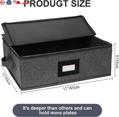 China Storage Containers Hard Shell, Platter Storage Containers 17″ x 13″ x 6…