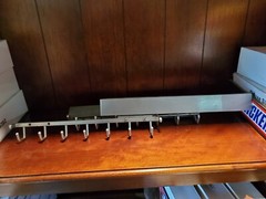 Sidelines 14″ Deluxe Belt Rack Satin Chrome 2409. Combined Shipping Available