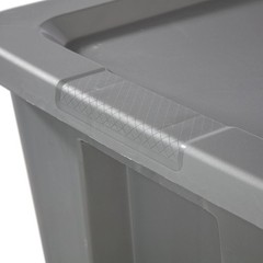 Extra Large Storage Bin, 30 Gallon Plastic Storage Container with Snap-On Lid, G