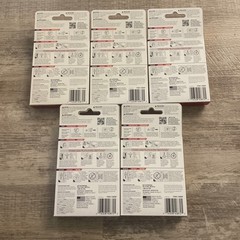 5 Packs of – 3M Command Medium Replacement Adhesive Strips (60 Strips Total) NEW