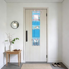 Felt Police Locker Organizer with Soft Mirror, 52 X 11 Inches Hanging Locker …