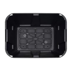 12 Gallon Plastic Storage Container Bin, 4-Pack, Heavy Duty, Lids, Greenmade NEW