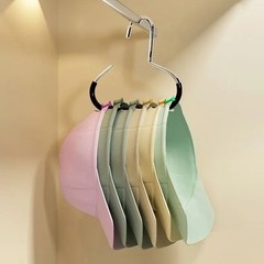 1/2 Pack Non-Slip Circle Ring Hat Organizer Closet Cap & Scarf Holder Rack