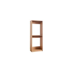 Klair Living Prosper 32″ Oak Wood Walk-in Closet with Two Rods