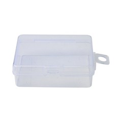 10pcs Small Clear Plastic Rectangular Storage Box Jewelry Beads Container Case