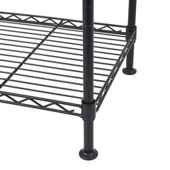 4-Tier Industrial Welded Wire Shelving, free ship, USA Warehouse, in stock