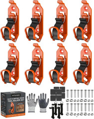 Heavy Duty Metal Rubber Shovel Mount Kit Truck Roof Rack Axe Holder Quick Releas