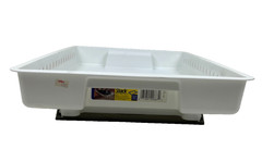 Rubbermaid Slide’n Stack Slide N Stack Basket White Plastic 14.5x20x3.4” #5579