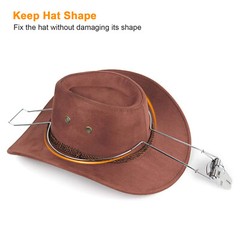 1/2PCS Cowboy Hat Holder Hat Rack Hat Clip Storage Save Hats For Truck SUV Car
