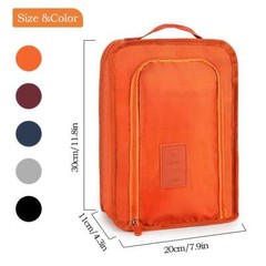 3x Waterproof Foldable Travel Shoe Bag Handle Sports Gym Carry Case Storage