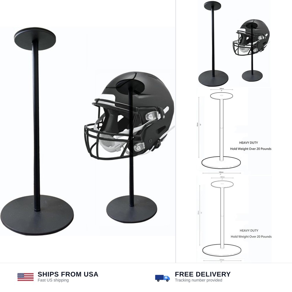 Heavy Duty Metal Helmet Stand Hat Display Rack Cap Wig Holder Helmet Display …
