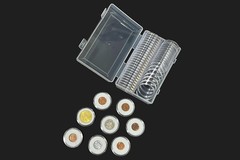 Coin 50 Clear Plastic Holder Capsules Silver Dollar Morgan Silver Dollar 40MM