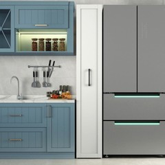 7 Tier multi-functional pull-out multi-tier storage Single-sided open shelf