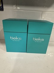 Tieks Shoe Boxes (2) In Very Good Condition