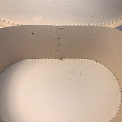 IKEA Storage Box 17 1/8” L x 9 1/2” W x 7 1/2” T Egg Shell Color