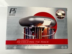 Perfect Solutions Tie Tracker Revolving Tie Rack Carousel Rotates Up To 30 Ties