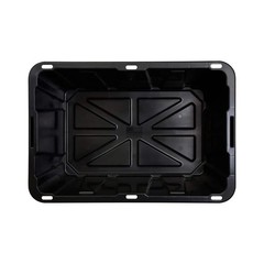 27 Gal. Tough Storage Tote in Black and Red